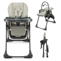 Chair for feeding Kinderkraft Tummie Gray (5902533925049)