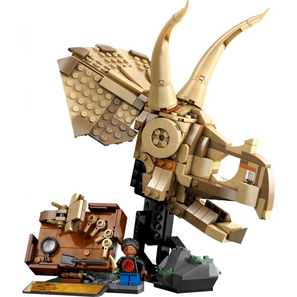 Конструктор LEGO Jurassic World Скам''янілості динозаврів: череп трицератопса (76969)