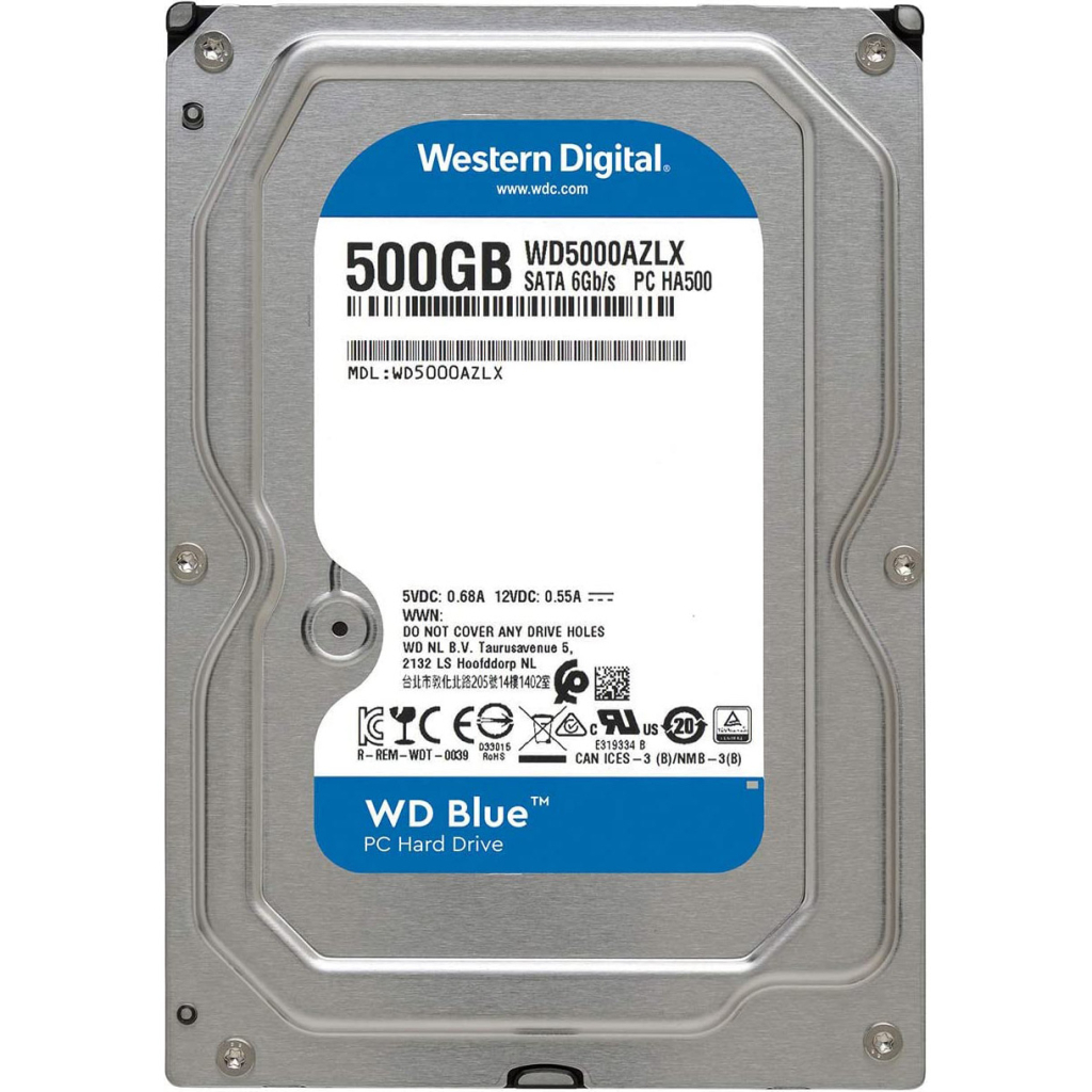 Жорсткий диск WD 3.5"  500GB (# WD5000AZLX #)