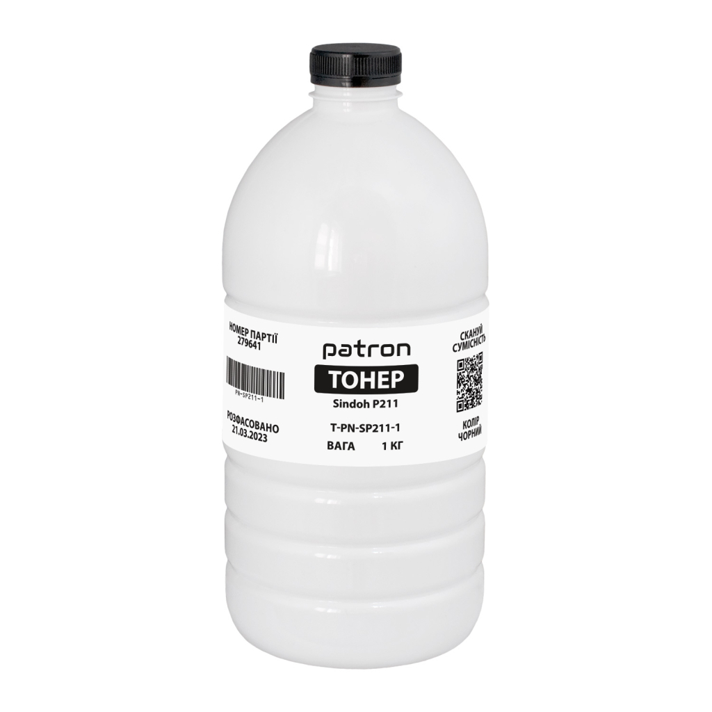Тонер Pantum/Sindoh P211, 1 кг Patron (PN-SP211-1) Тонер Pantum/Sindoh P211, 1 кг Patron (PN-SP211-1)