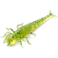 Fishing silicone FishUP Diving Bug 2" 026 - Flo Chartreuse/Green (8 pcs/pack) (1862.02.18)