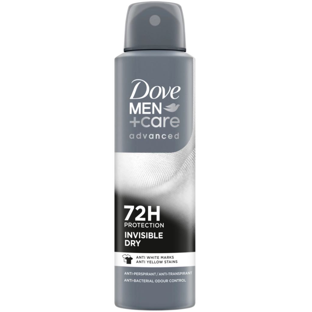 Антиперспірант Dove Men+Care Невидима сухість 72 години 150 мл (8720181284359)