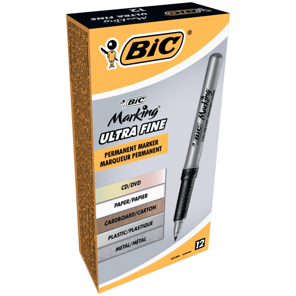 Маркер Bic для CD.DVD, чорний (bc8290801) Маркер Bic для CD.DVD, чорний (bc8290801)