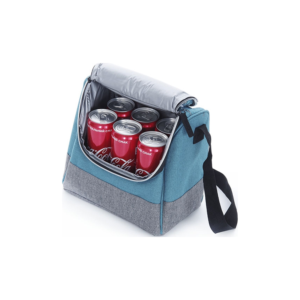 Термосумка СИЛА 8 л бірюзова (25х15х21 см) (960606)