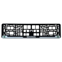 Number plate frame Poputchik Skoda (24-115-IS)