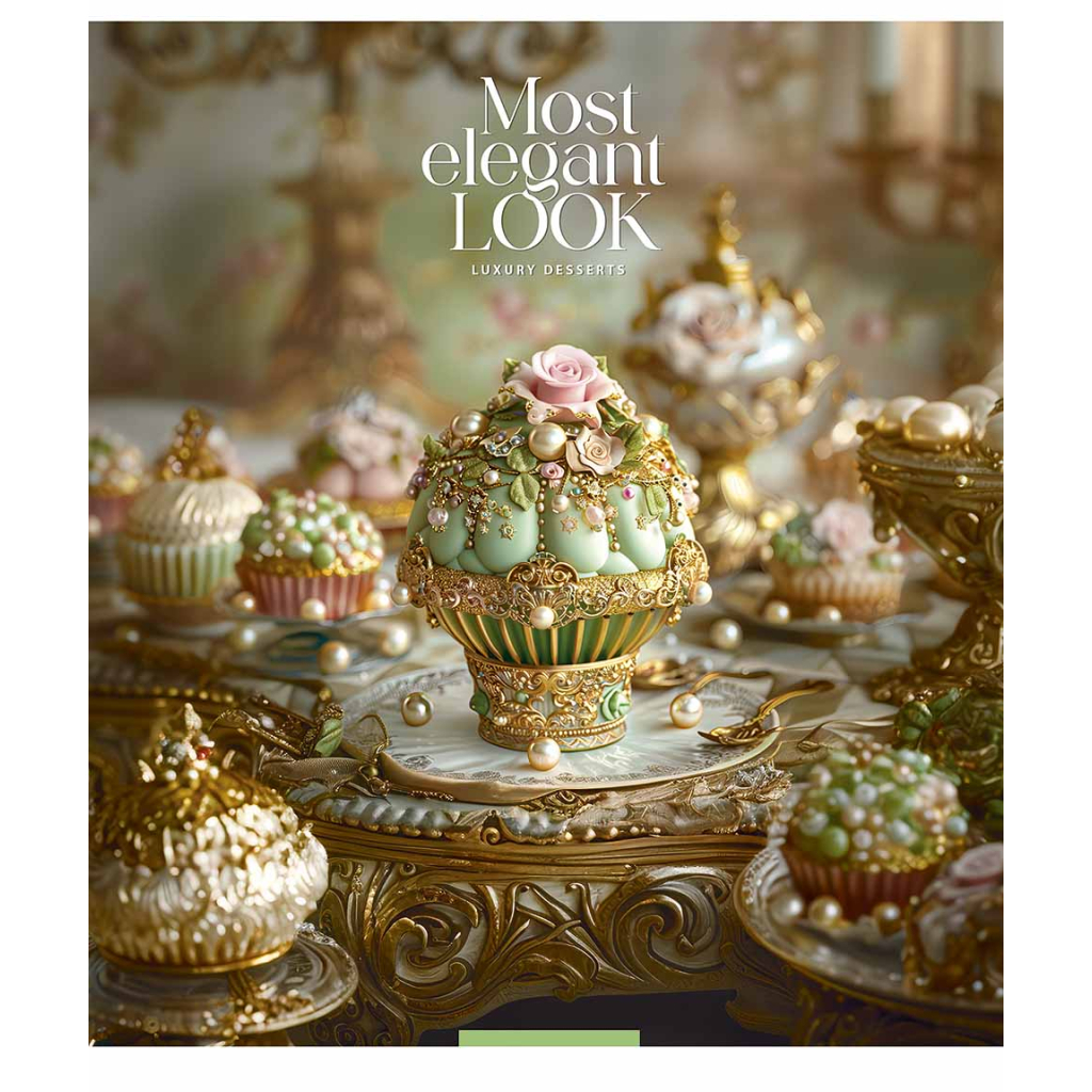 Зошит Школярик Luxury desserts 96 аркушів клітинка (096-3477K)