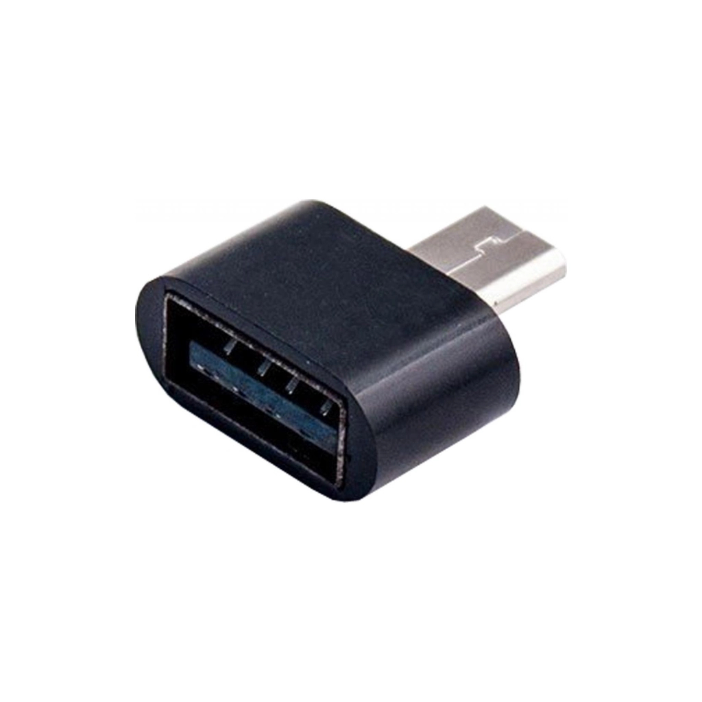 Перехідник OTG USB 2.0 AM to Micro 5P white Dengos (ADP-008-WHITE)