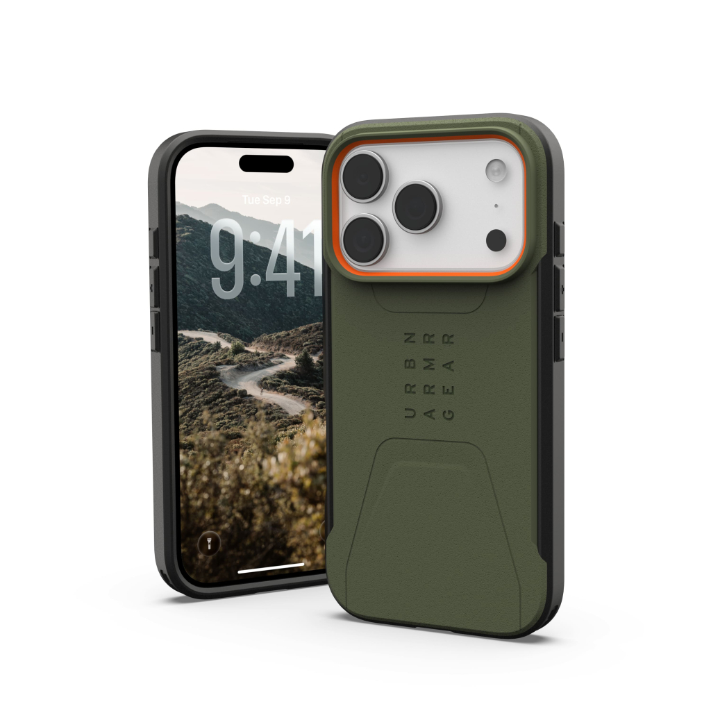 Чохол до мобільного телефона UAG iPhone 17 Pro Civilian MagSafe Olive/Orange (114545117297) Чохол до мобільного телефона UAG iPhone 17 Pro Civilian MagSafe Olive/Orange (114545117297)