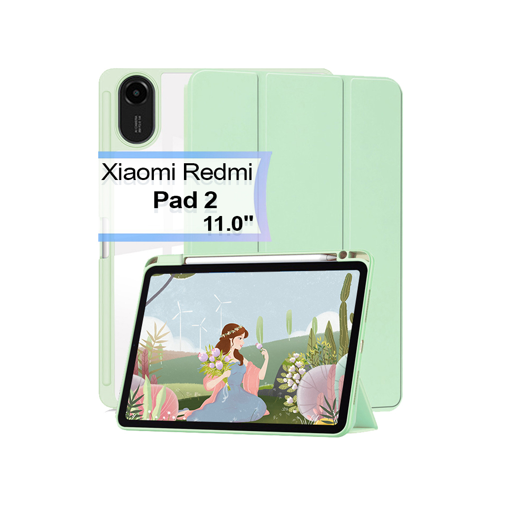 Чохол до планшета BeCover Soft Edge TPU Xiaomi Redmi Pad 2 11.0" Green (713659)