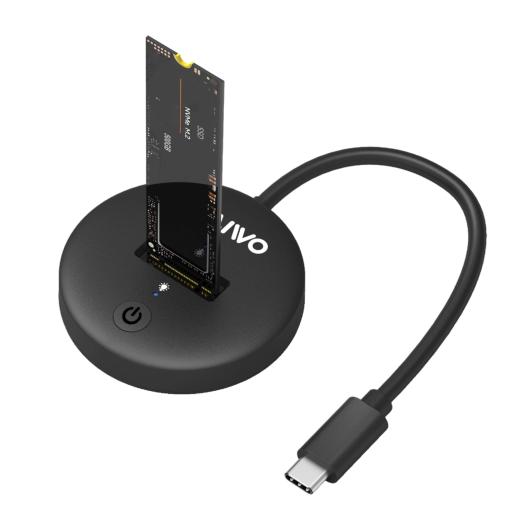 Док-станція для накопичувачів Maiwo M.2 NVMe/SATA SSD to USB3.2 Gen2 USB-C 10Gbps (K1698P2)