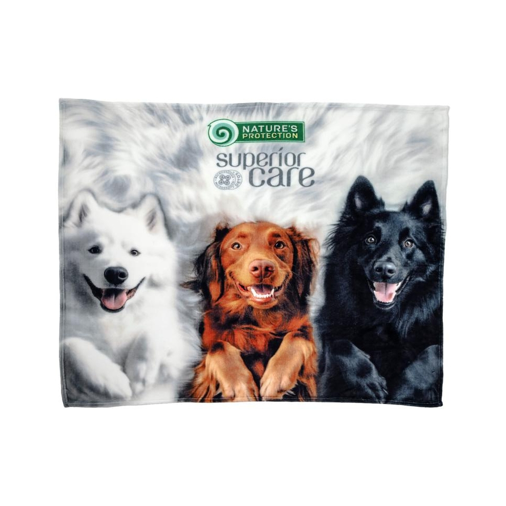 Килимок для тварин Nature's Protection Superior Care з цуценятами 127х152 см білий (DOTNPSC70361)