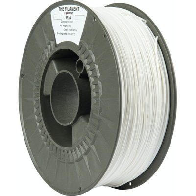 Пластик для 3D-принтера The Filament PLA 1.75mm 1kg WHITE, TRAFFIC (TF-24001)