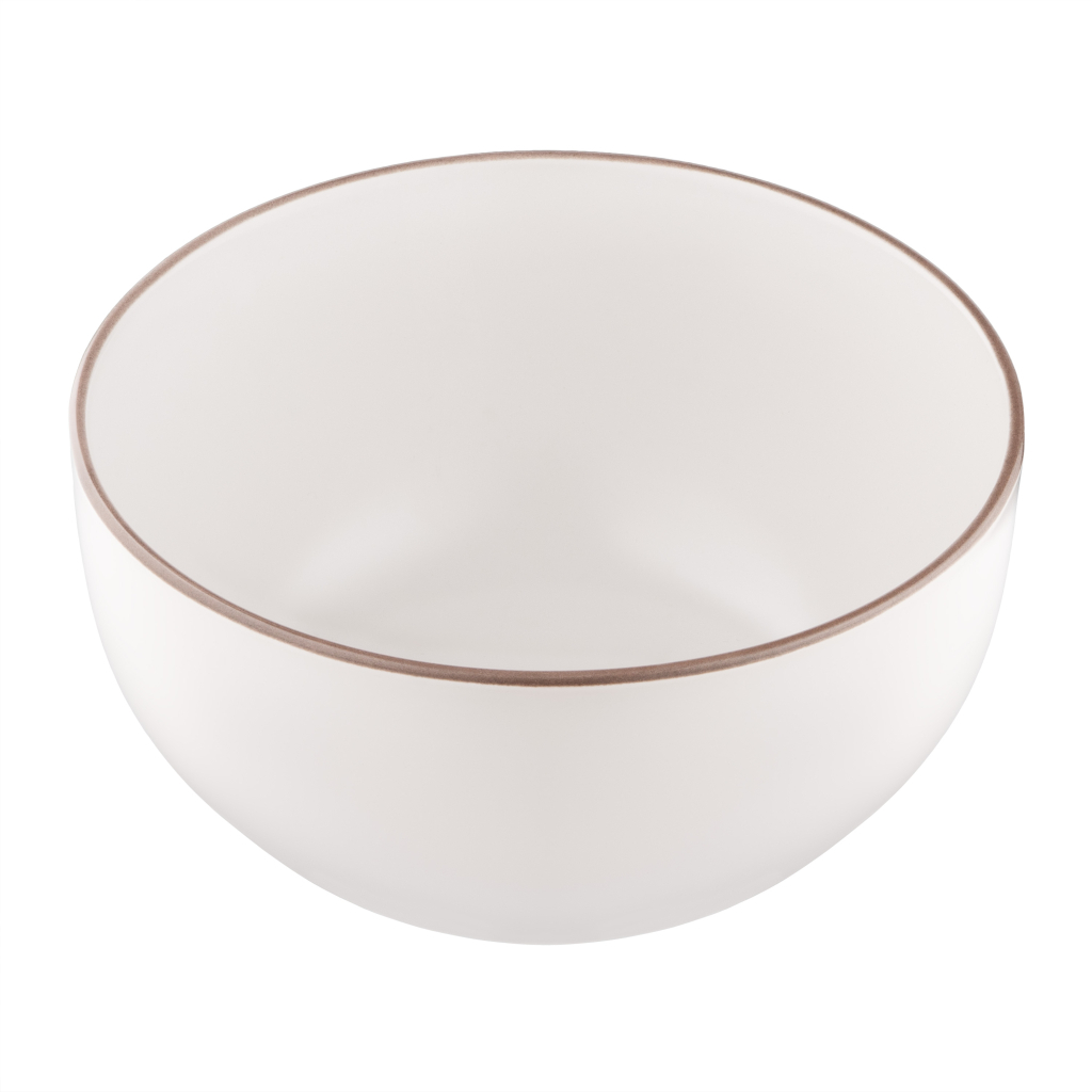 Салатник Ardesto Asti 670мл, 14.2см, кераміка, білий (AR1414AW)