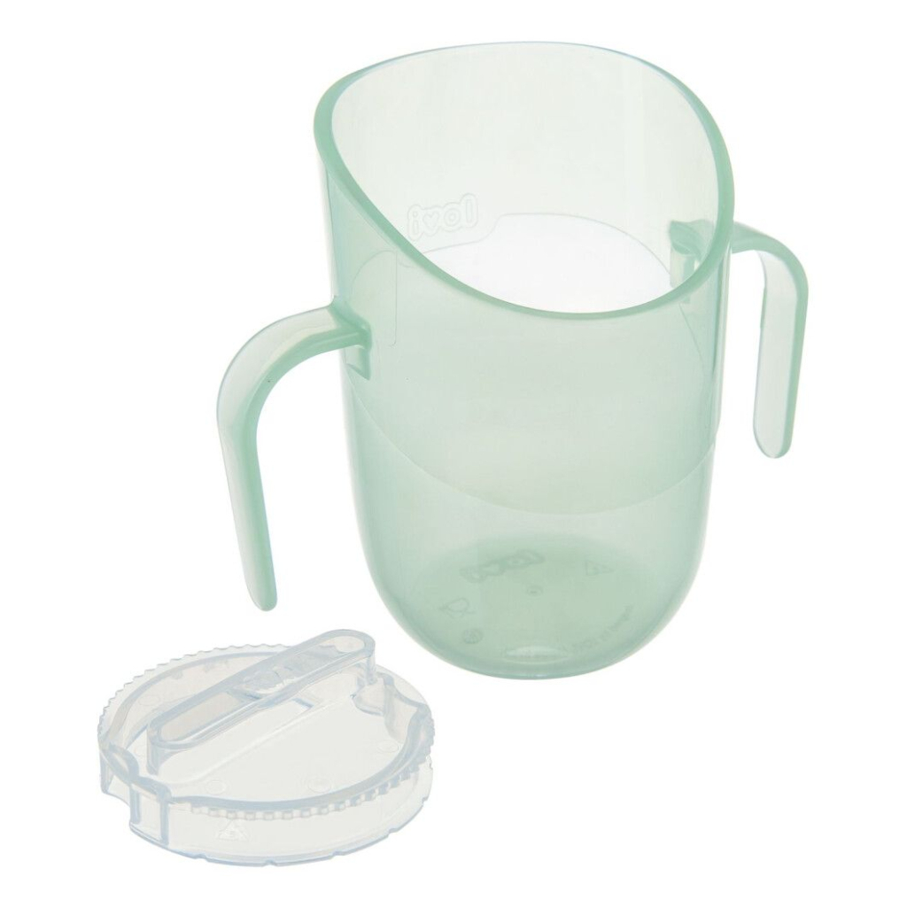 Набір дитячого посуду Lovi Pistachio кружка з вставкою 6 міс (35/368_gre)