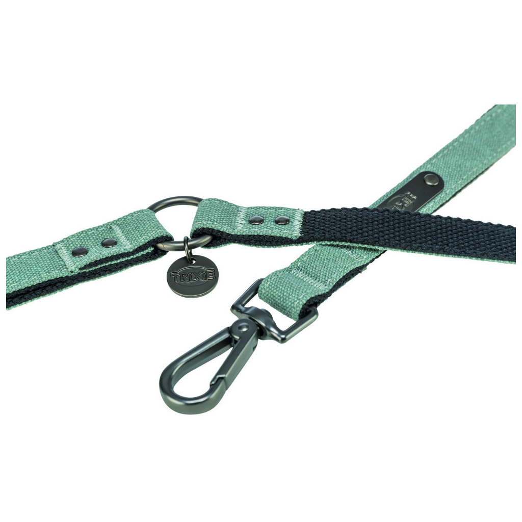 Повідець для собак Trixie CityStyle бавовна M–L 1 м 20 мм світло-зелений (4053032681620)