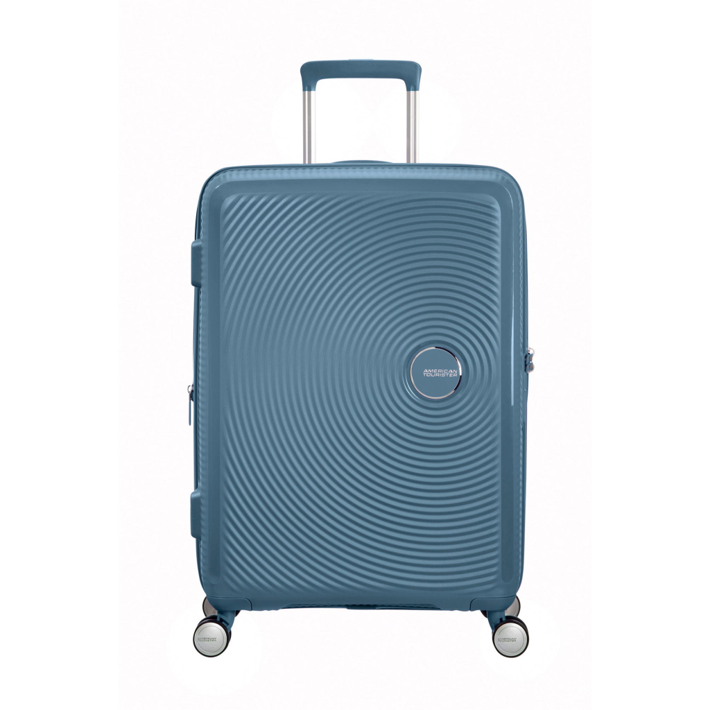 Валіза American Tourister Soundbox 71.5/81 л сіро-синя (32G*51002)