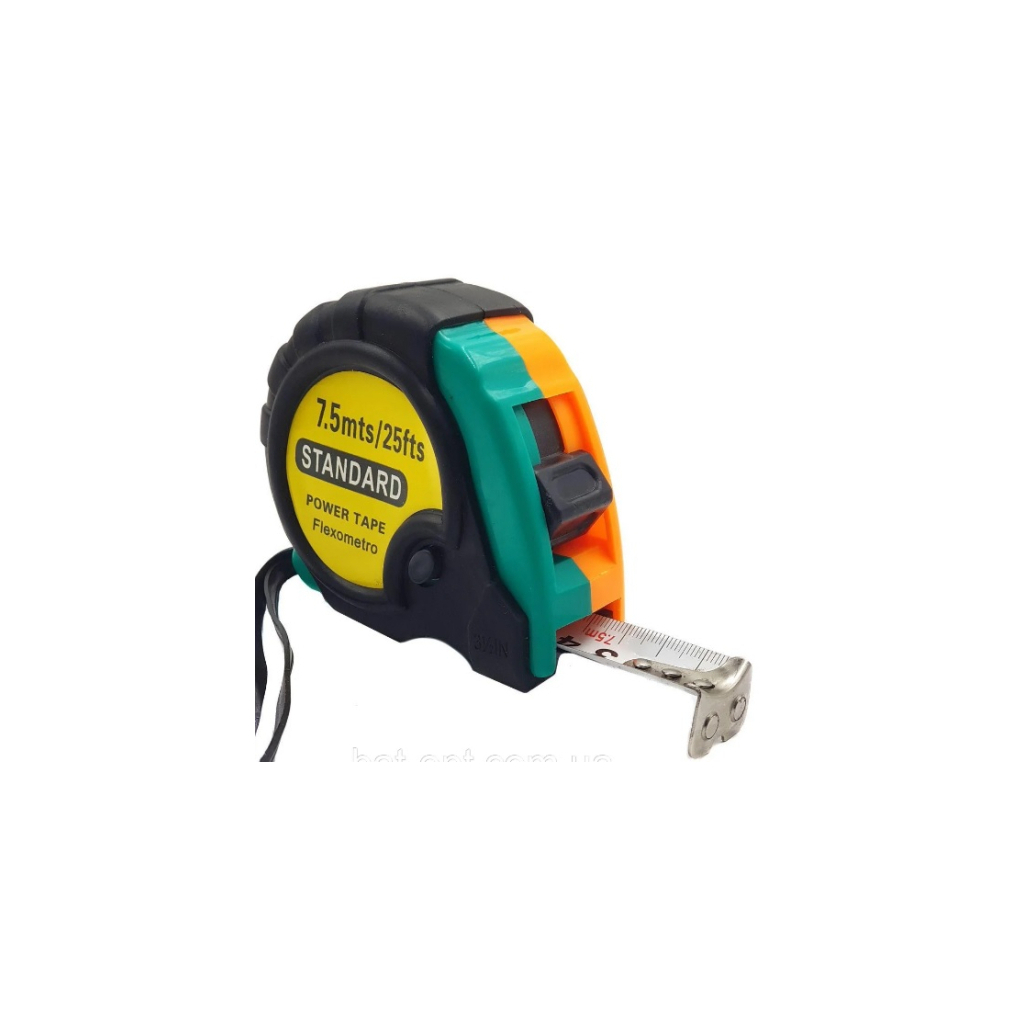 Рулетка Voltronic прогумована STANDART, 7,5м, Q48 (FM-RSS/7.5m)