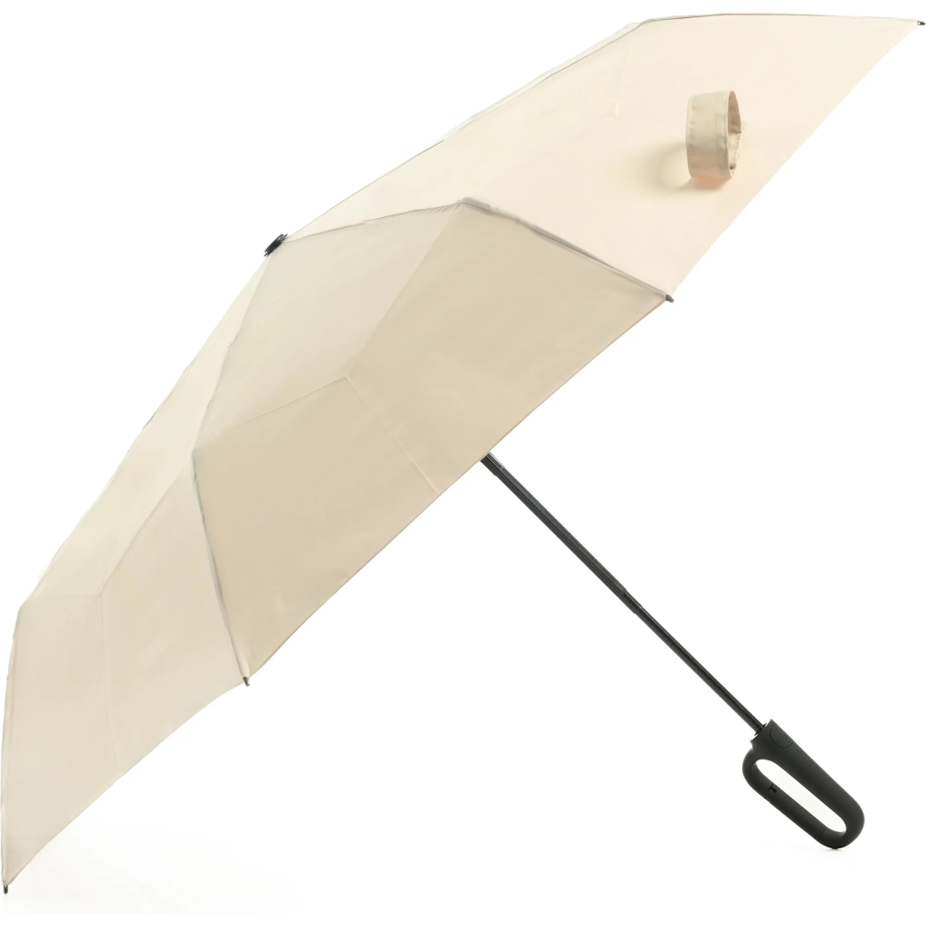 Парасоля Krago складна EASYFOLD 8-спицева повний автомат бежева (umb-15-003)