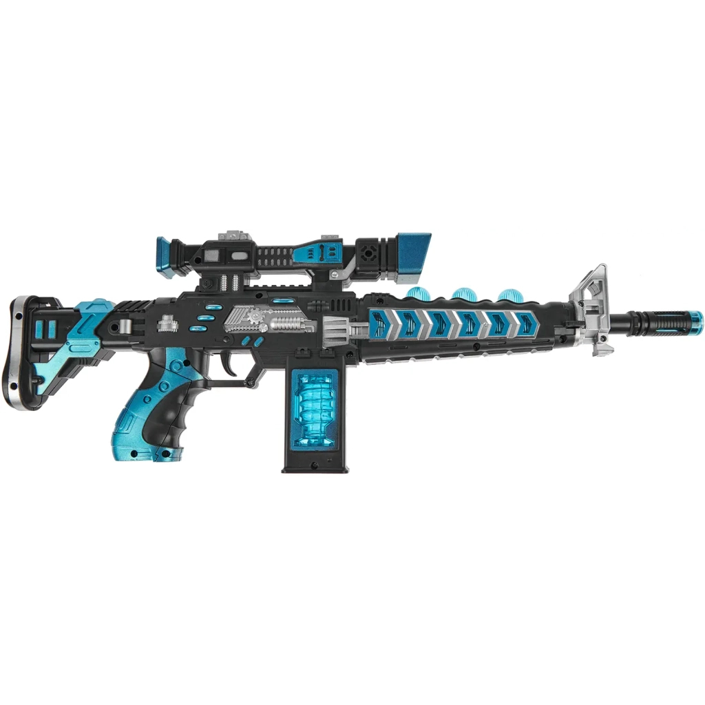 Іграшкова зброя ZIPP Toys Автомат світло-звуковий Зброя майбутнього Cиній (829)