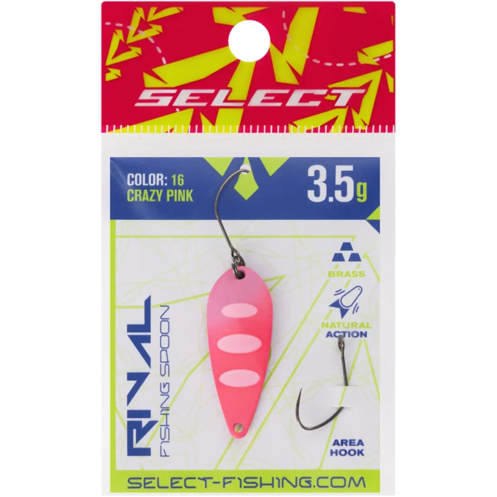 Блешня Select Rival 3.5g 34mm 16 Crazy Pink (1870.80.32) Блешня Select Rival 3.5g 34mm 16 Crazy Pink (1870.80.32)
