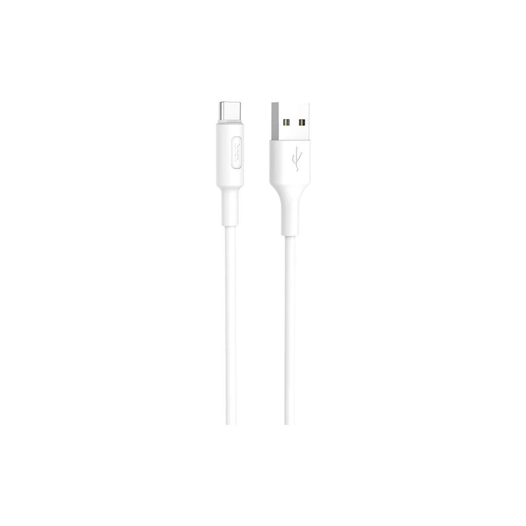 Дата кабель USB 2.0 AM to USB-C 1.0m 2A X25 white HOCO (6957531080152) Дата кабель USB 2.0 AM to USB-C 1.0m 2A X25 white HOCO (6957531080152)