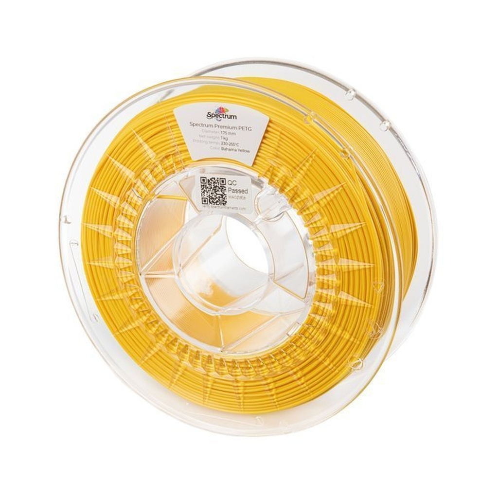 Пластик для 3D-принтера Spectrum PET-G Premium 1.75mm 1kg Bahama Yellow (80060)