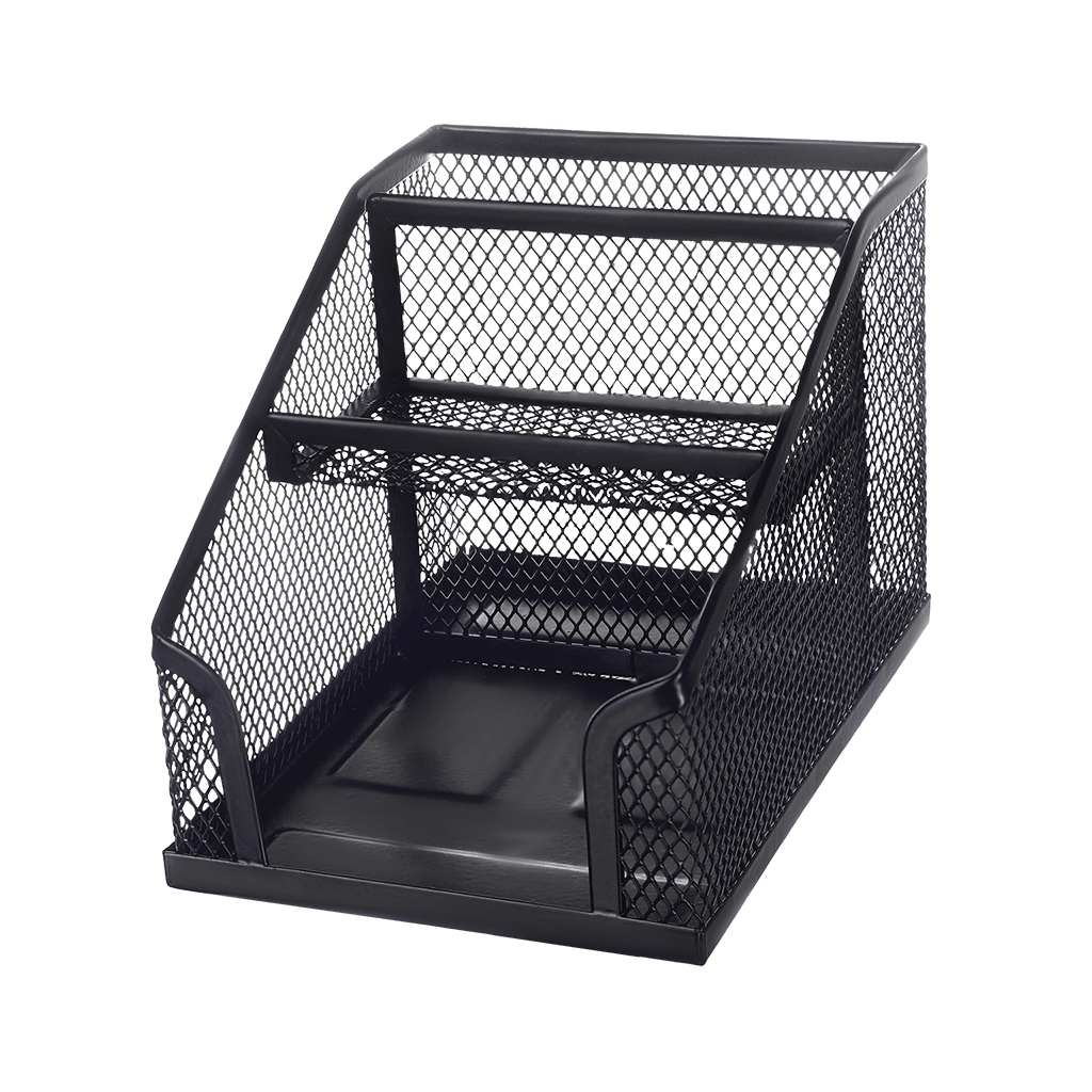 Підставка для дрібниць Buromax 152 x 102 x 103 мм, металева, чорна (BM.6245-01)