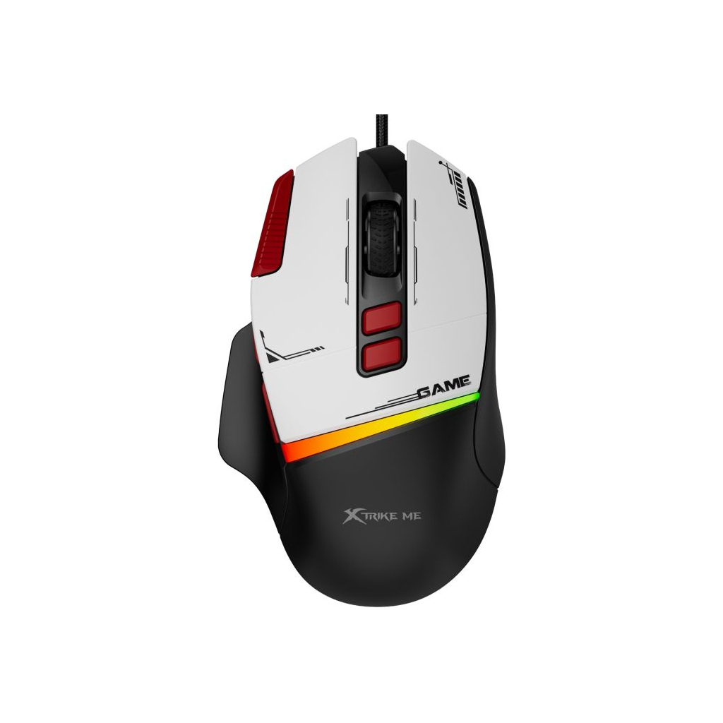 Мишка Xtrike ME GM-325 RGB USB Black/White (GM-325BK)