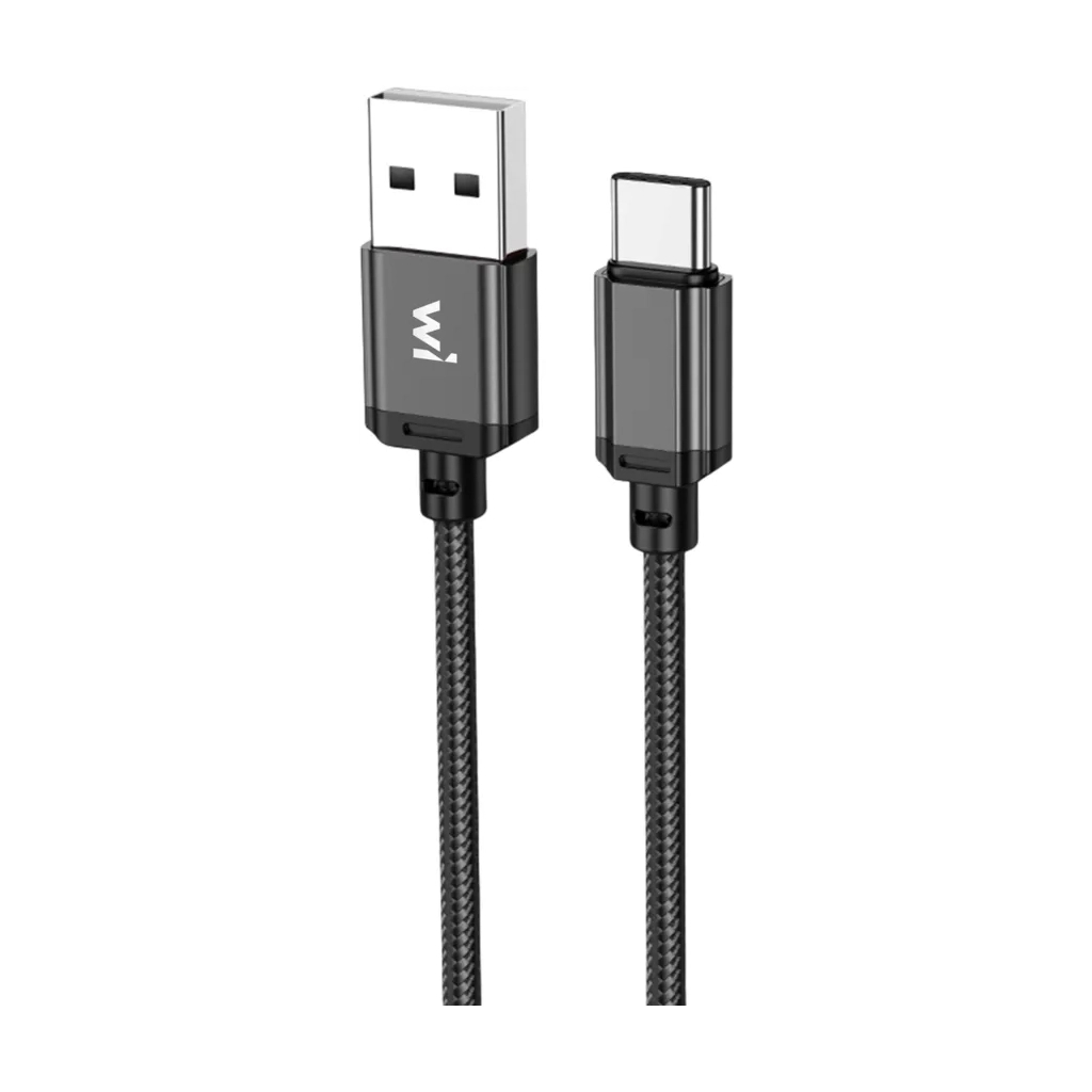 Дата кабель USB 2.0 AM to USB-C 1.0m nylon black Wibrand (WI.DC/CO1B-UC) Дата кабель USB 2.0 AM to USB-C 1.0m nylon black Wibrand (WI.DC/CO1B-UC)