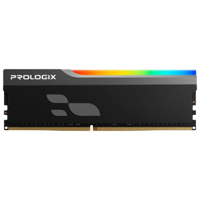 Модуль пам'яті для комп'ютера DDR4 16GB 3600 MHz Onyx Black RGB Prologix (PRO16GB3600YBR4)