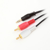 Кабель мультимедійний Jack 3.5mm папа/2RCA Gemix (Art.GC 1804)