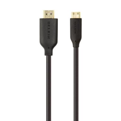 Кабель мультимедійний HDMI A to HDMI C (mini), 1.0m Belkin (F3Y027bf1M)