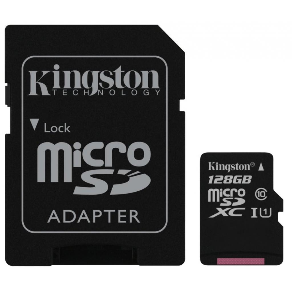 Карта пам'яті Kingston 128GB microSDXC class 10 (SDCX10/128GB)