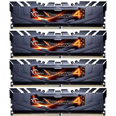 Модуль пам'яті для комп'ютера DDR4 16GB (4x4GB) 2400 MHz Ripjaws G.Skill (F4-2400C15Q-16GRK)