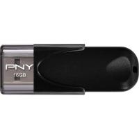 USB флеш накопичувач PNY flash 16GB Attache4 Black USB 2.0 (FD16GATT4-EF)