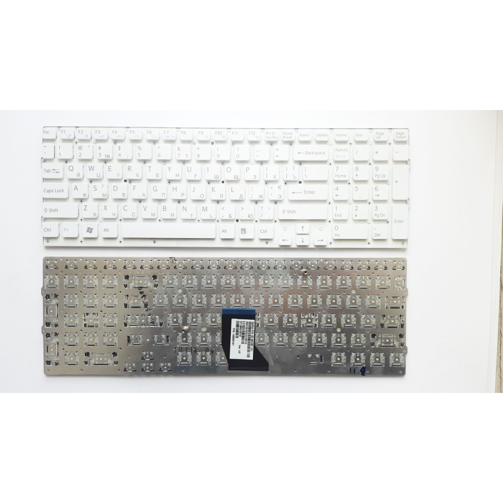 Клавіатура ноутбука Sony VPC-CB17 series белая UA (A43436) Клавіатура ноутбука Sony VPC-CB17 series белая UA (A43436)