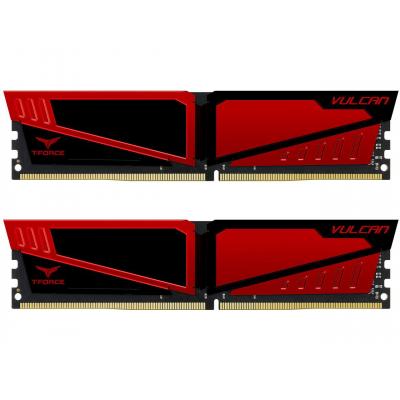 Модуль пам'яті для комп'ютера DDR4 8GB (2x4GB) 3200 MHz T-Force Vulcan Red Team (TLRED48G3200HC16CDC01)