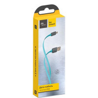 Дата кабель USB 2.0 AM to Micro 5P 1.0m Color Auqamarin Florence (FDC-M1-2A)