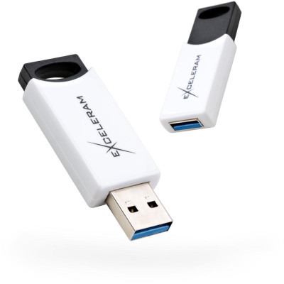 USB флеш накопичувач eXceleram 128GB H2 Series White/Black USB 3.1 Gen 1 (EXU3H2W128)