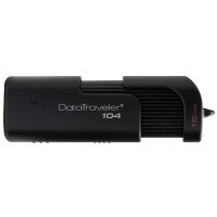 USB флеш накопичувач Kingston 16GB DataTraveller 104 Black USB 2.0 (DT104/16GB)