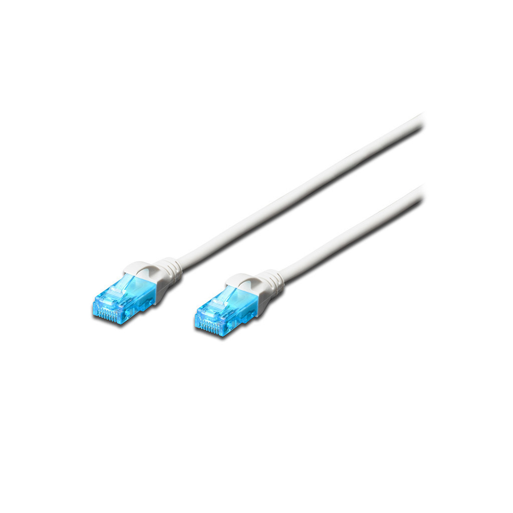 Патч-корд 3м, UTP, cat.5e, AWG 26/7, CCA, PVC, white Digitus (DK-1512-030/WH) Патч-корд 3м, UTP, cat.5e, AWG 26/7, CCA, PVC, white Digitus (DK-1512-030/WH)