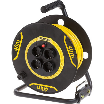 Мережевий подовжувач Stanley катушка 40 м (SXECCL26BVE)