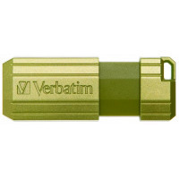 USB флеш накопичувач Verbatim 32GB PinStripe Euc Green USB 2.0 (049958)