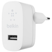 Зарядний пристрій Belkin (12W) USB-A 2.4A, white (WCA002VFWH)
