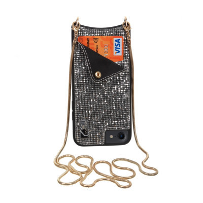 Чохол до мобільного телефона BeCover Glitter Wallet Apple iPhone 6 / 6S / 7 / 8 / SE 2020 Silver (703608)