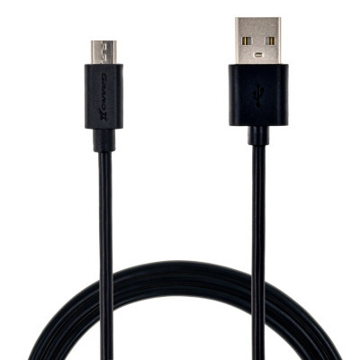 Дата кабель USB 2.0 AM to Micro 5P 1.5m black Grand-X (PM015B)