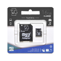 Карта пам'яті T&G 16GB microSDHC class 4 (TG-16GBSDCL4-01)