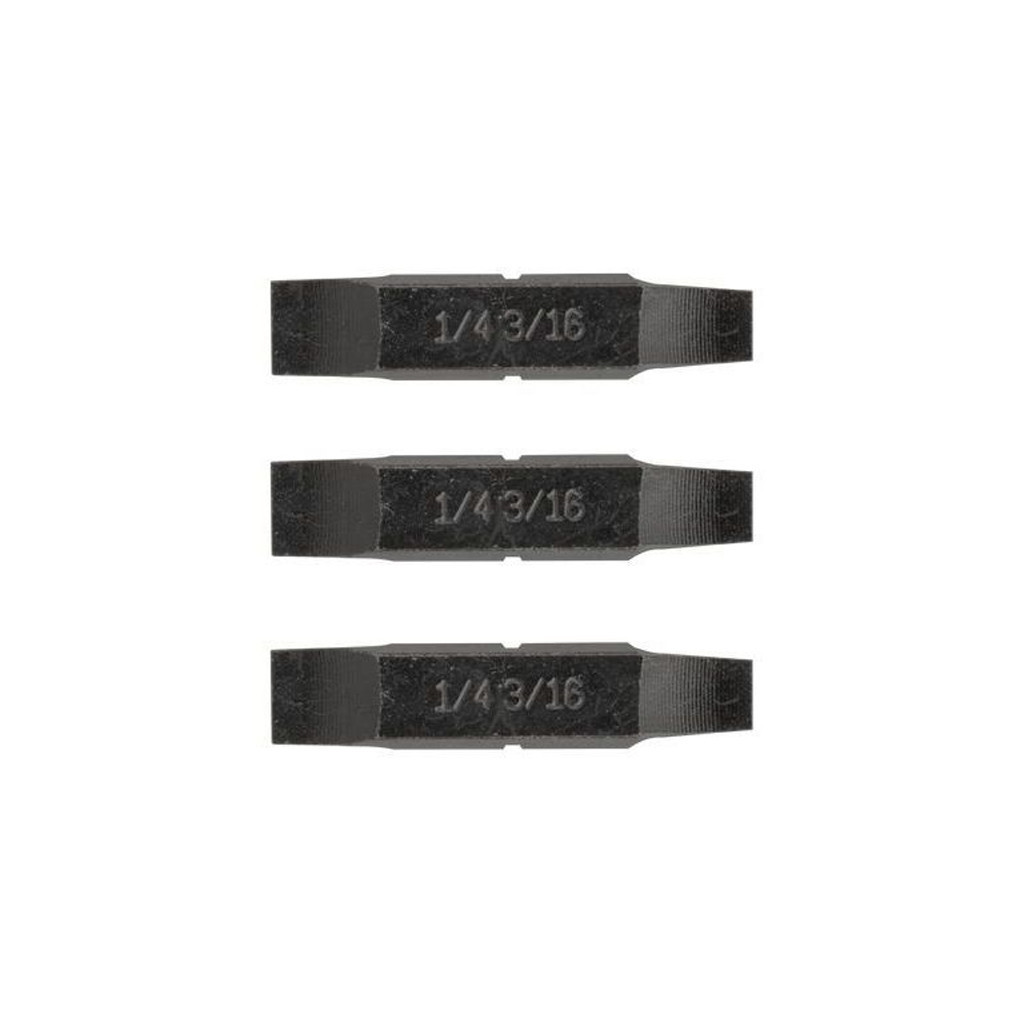 Набір біт для мультитула Leatherman 3шт плоскі викрутки 1/4" та 3/16" (931025)