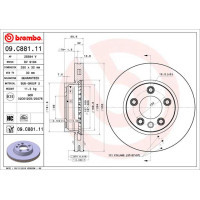 Brembo brake disc 09.C881.11
