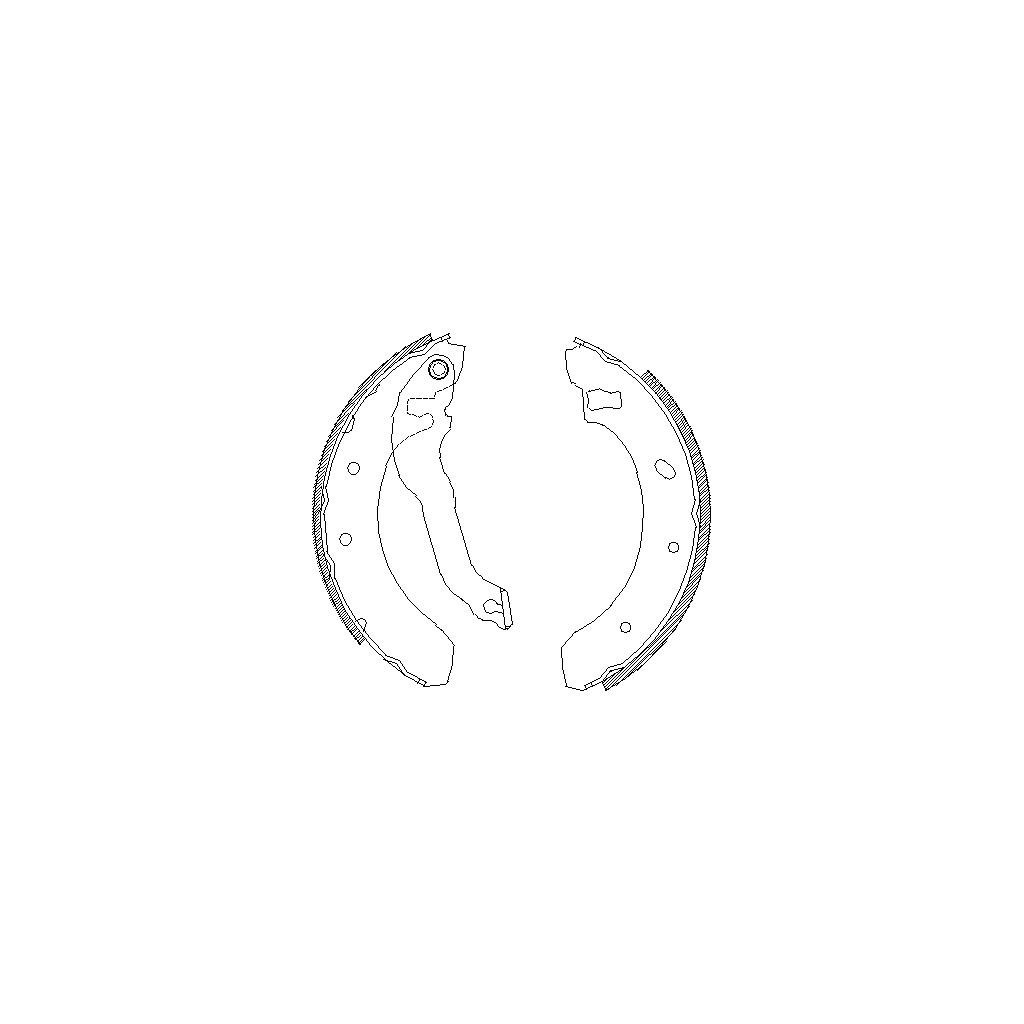 Гальмівні колодки REMSA 4395.00 Гальмівні колодки REMSA 4395.00